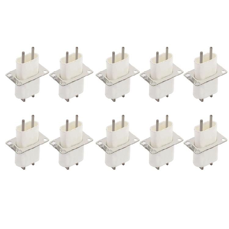 

10 Pieces Filament Pin Plugs Reliable Microwave Oven Accessories for Microwave 1