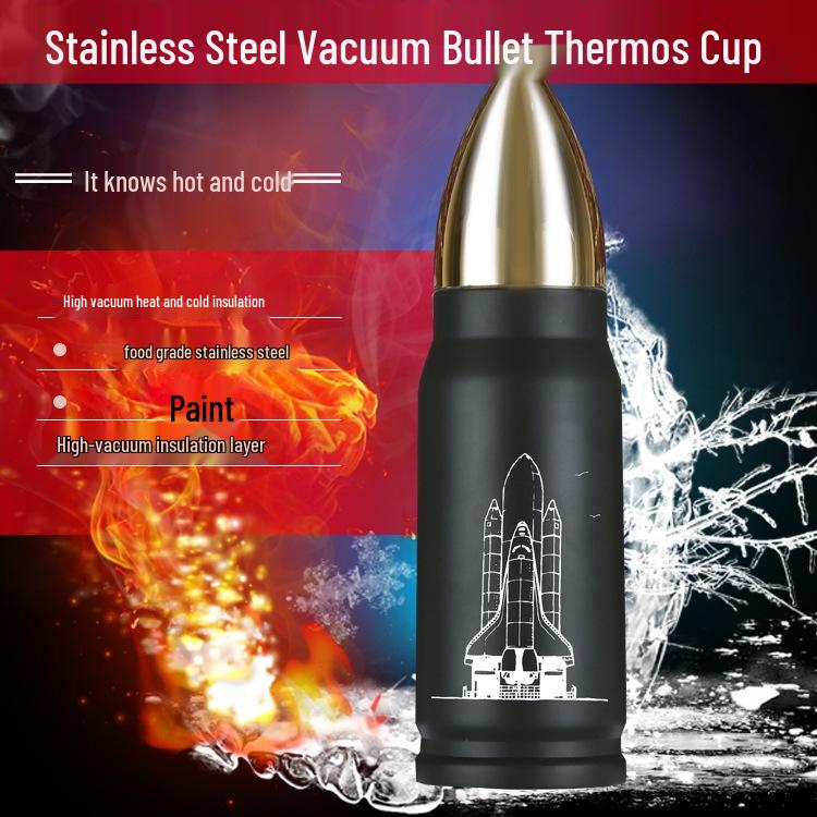 Stainless Steel 304 Bullet Cup - Insulated Outdoor Sports Water Cup