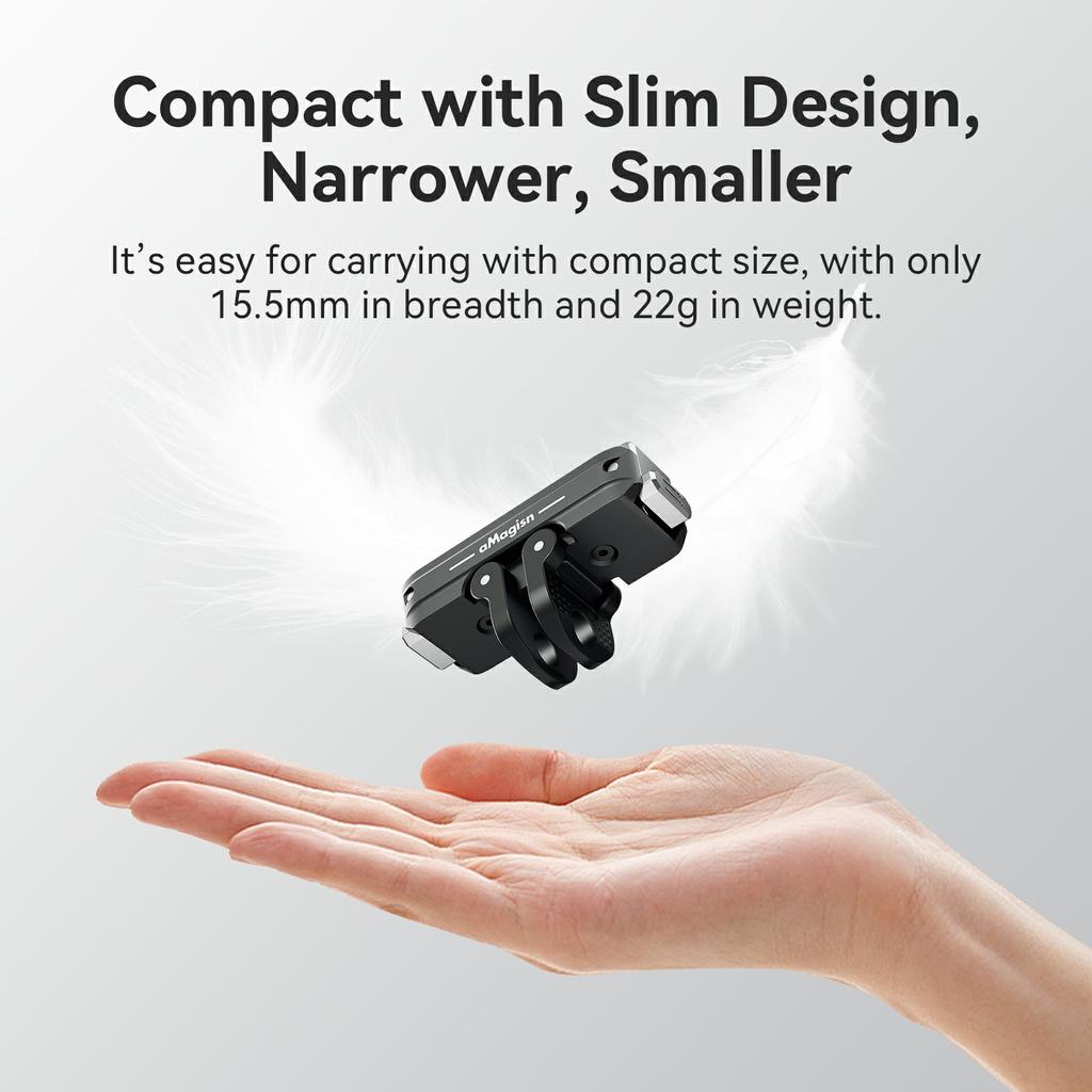 AMAGISN Magnetic Quick Release Mount For GoPro Hero 5 4 3 Metal Base Camera Adapter Accessory