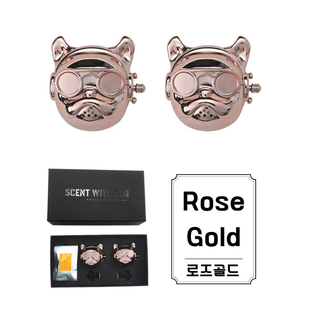 Car Bulldog Refill Airvent Outlet Solid Interior Vehicle Decoration Car Tuyere Interior Accessories