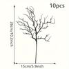 [Christmas] 10pcs Deer Antler Artificial Branches - Versatile Faux Plant Stems for Home & Garden Decor, Perfect for Halloween, Christmas, Easter Celeb