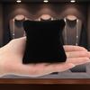 Jewelry Pillow Stand Velvet PU Leather Holder Organizer Bracelet Case Bangle Anklet Watch Display Photography Prop Wholesale