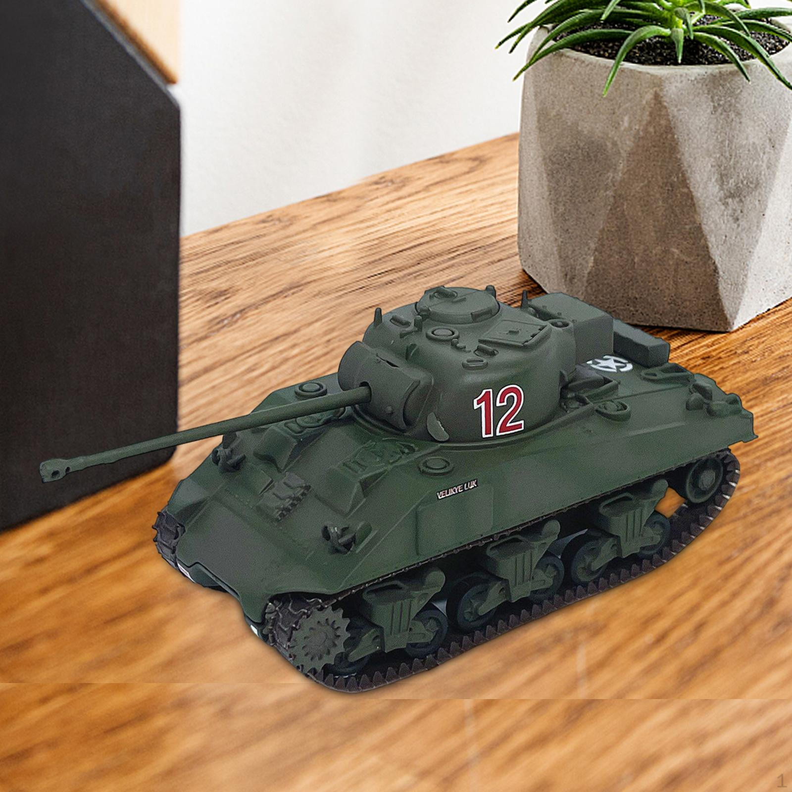 

1/72 Scale Tank Model Collectible Gift Tabletop Decor Scene Model,Simulation Full Interior 12010LG