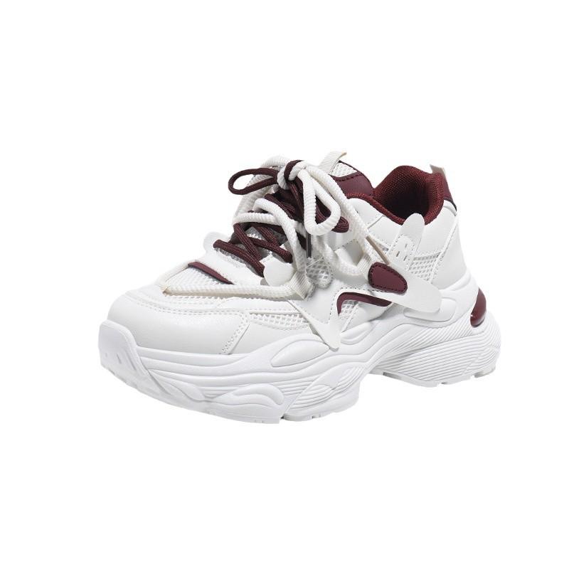 Step on shit dad shoes women 2025 new winter casual thick-soled non-slip sports shoes versatile height-enhancing little white shoes