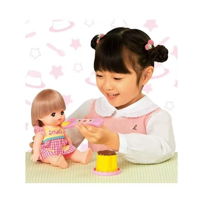 Mellchan Strawberry Pudding Toy Set Food Feeding Play House Prop Kids Gifts