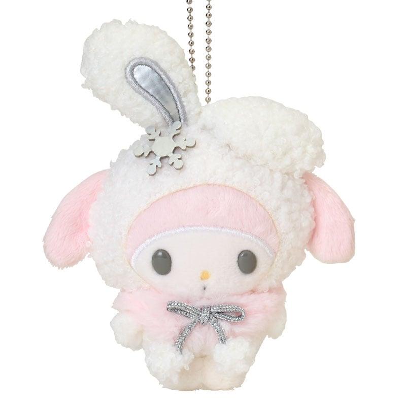 Sanrio My Melody Plush Keychain ( Snow Rabbit ) Japan NEW Sanrio Characters