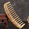 Ox Ridge Jade Green Sandalwood Massage Comb - Anti-Static Hair Loss Therapy.