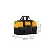 Adjustable Heavy Duty Tool Bag Hard Bottom Electrician Tool Bag  For Electrician