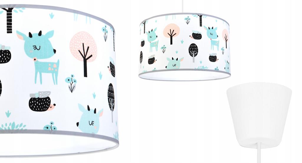 Kinder Deckenhängeleuchte, LED Lampenschirm Bambi