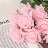 Hot Sale Latex Rose Single Artificial Flower Real Touch Rose Flower for Wedding Decoration