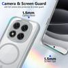 Fashion Transparent Slim Phone Case for Redmi Note 15 Pro Plus 14 Pro 4G 5G POCO X8 Pro Max F8 Ultra Magnetic Shockproof Cover