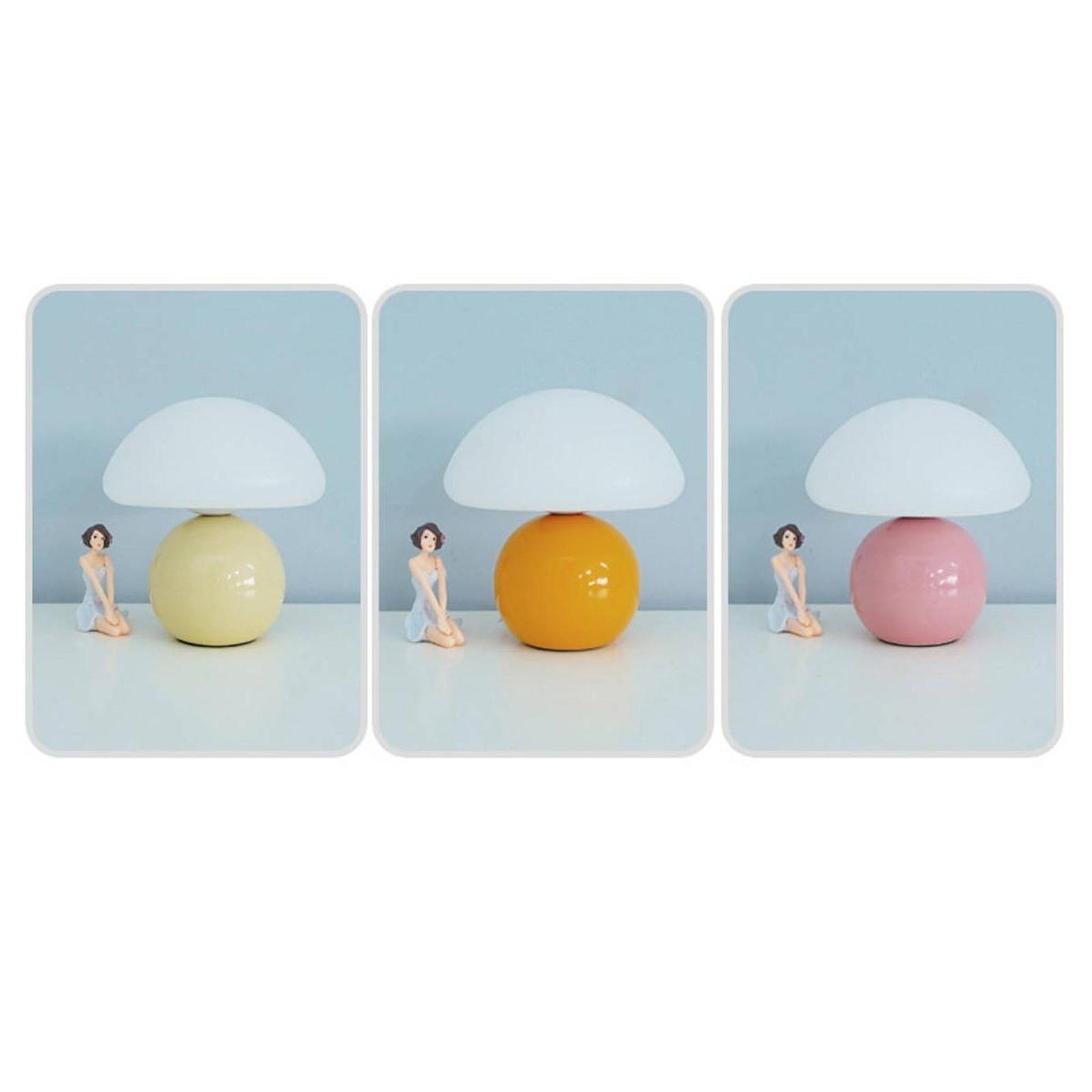 Table Lamp Bedside Lamp Trendy Decoration Reading Desk Lamp Decorative Mushroom оранжевый