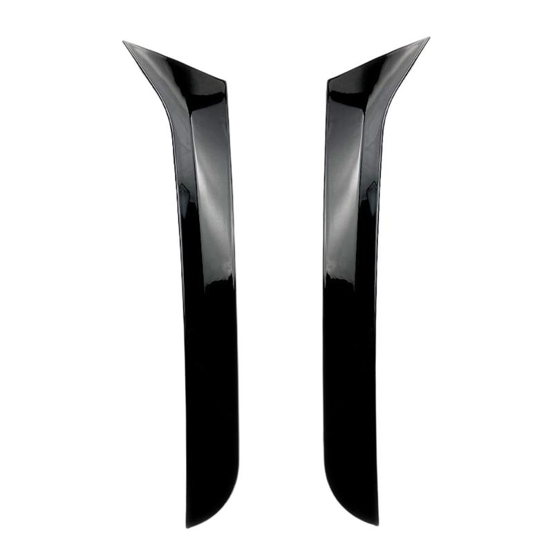 Automotive Rear Window Side Spoiler Trim Accessory Improves Appearance Black Easily tall for Volkswagen Sharan 2011-