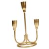 Three Head Candle Holder Iron Exquisite Candlestick Holder for Coffee Table Fireplace Decoration