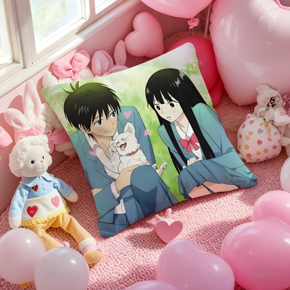 Comics K-Kimi Ni TodokeS Classic Cushion Cover Pattern Printed Pillowcase for Living Room Sofa Cushion Cover & Bedroom Decor
