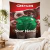 Gremlins Customize Text Tapestry Gift Personalized Tapestry Non-Fading Color Great for Living Room All-Season Use Great Gift for Dorm Room Lovers