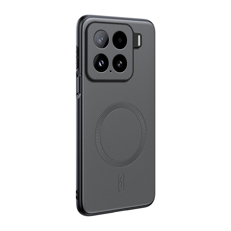 For Xiaomi 15 Case Magnetic Leather Shield Cover For Xiaomi 15 High Quality Anti-Fingerprint Non-Slip PC+TPU