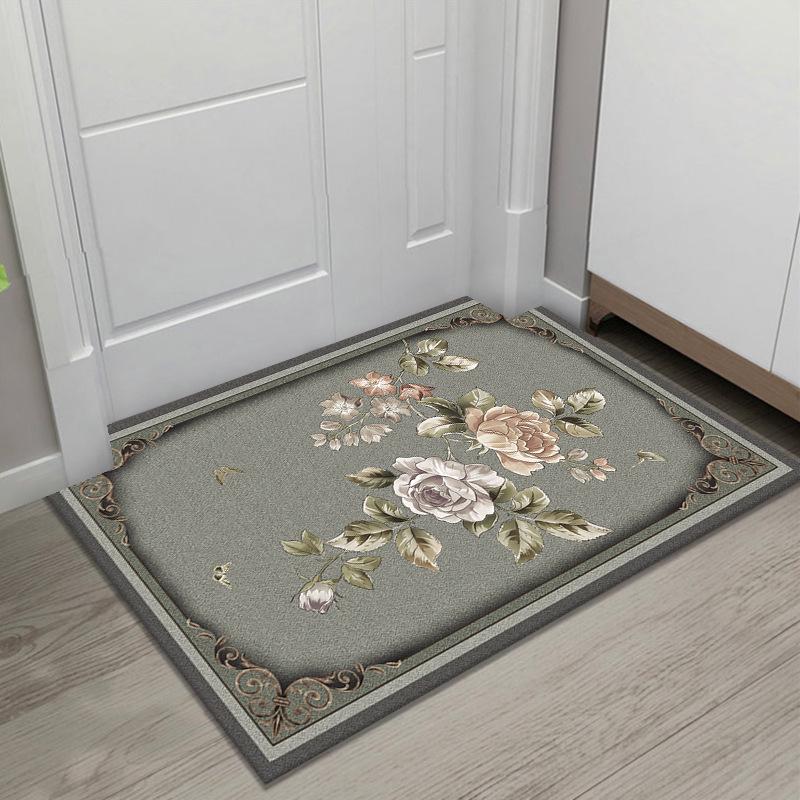 European Style Non-Slip Entrance Door Mat for Living Room and Bedroom
