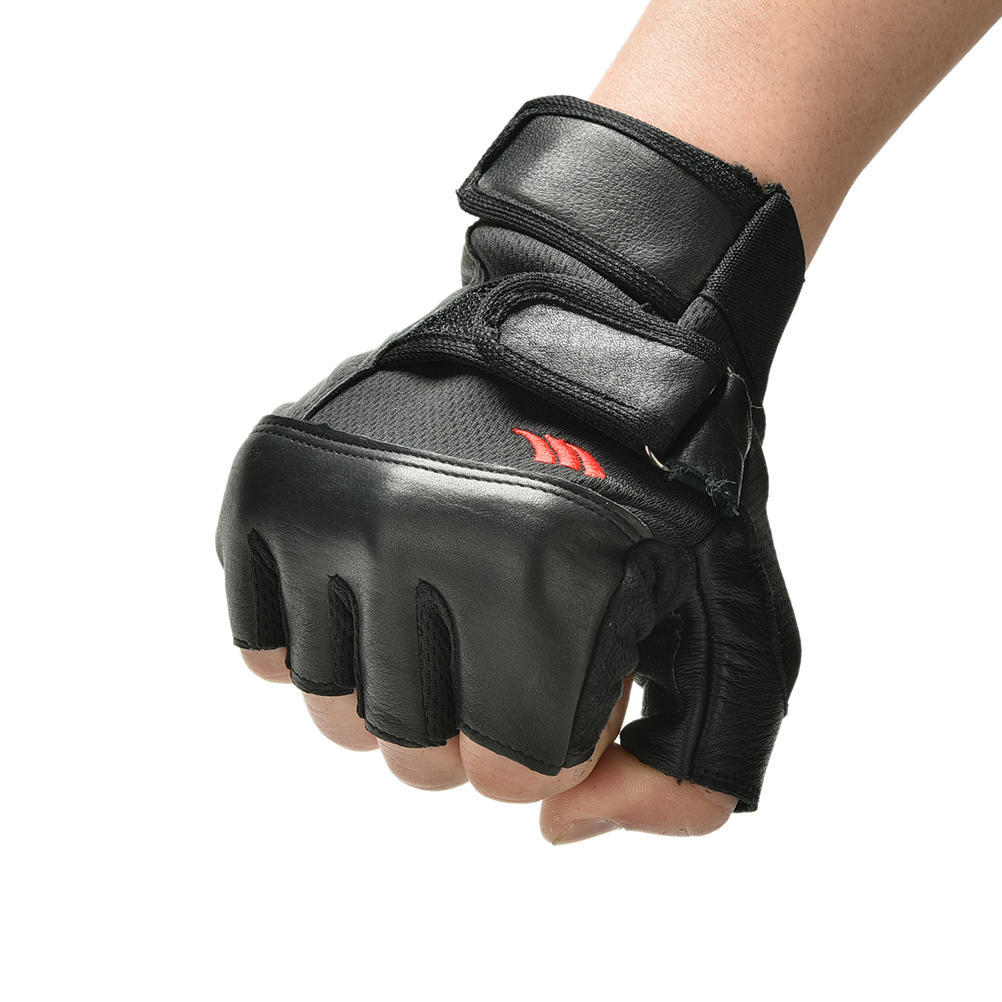 Man Weightlifting Gym Training Sport Fitness Sports Car Leather Gloves