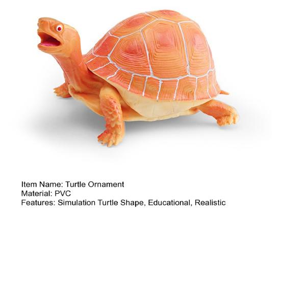 Simulation Turtle Model Realistic Tortoise Figurine Miniature Animal Educational Toy Home Office Desktop Decoration Ornament