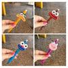 Cute Large Mouth Gel Pen Cartoon Ballpoint Pens Comfortable Grip Colorful Writing Pen for School Office Party