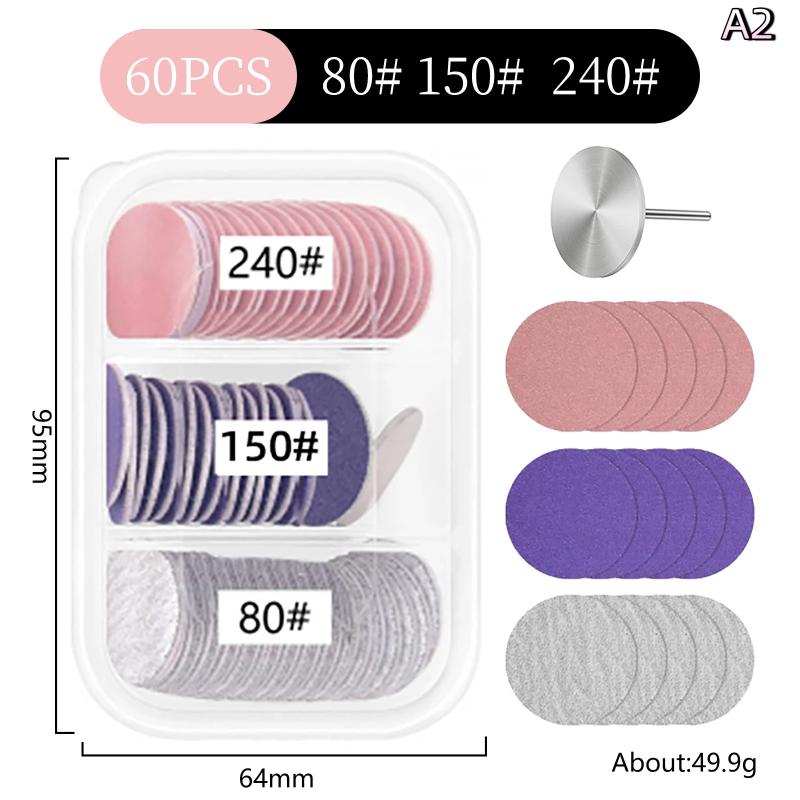 Foot Dead Skin Sandpaper Replaceable With Disc Pedicure Polishing Disc Cuticle Calluse Remover File Electric Pedicure Tools
