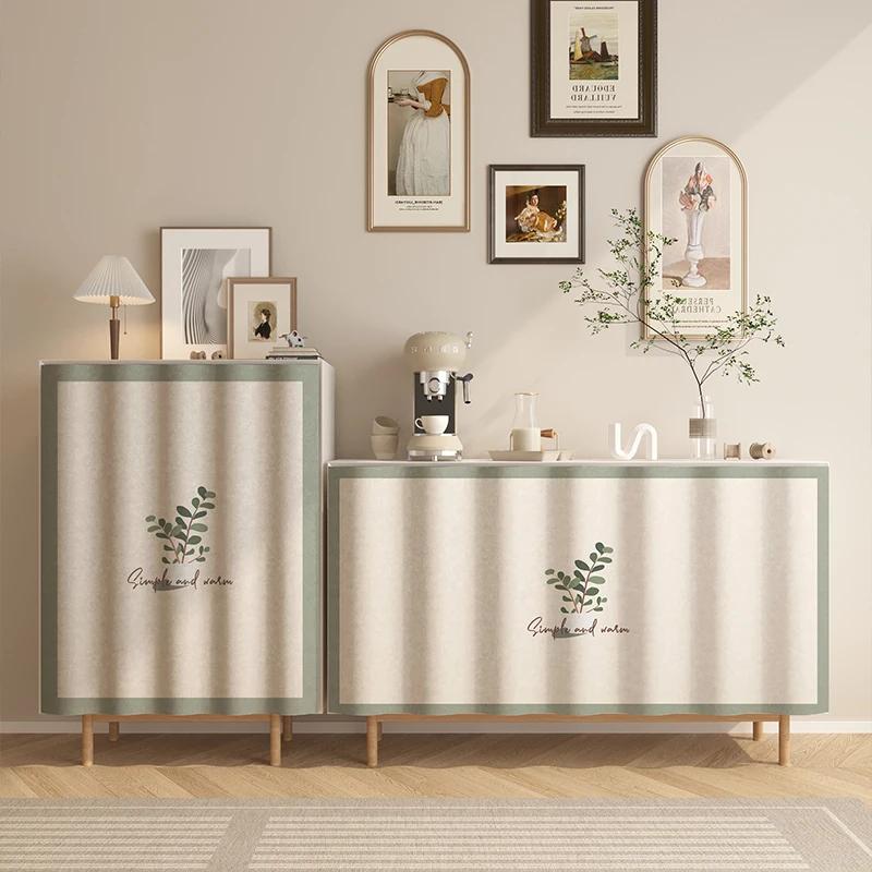 Self-adhesive Cabinet Curtain Dustproof Half-Curtain Kitchen Short Curtains Furniture Dustproof Short Curtains Home Shelf Cover