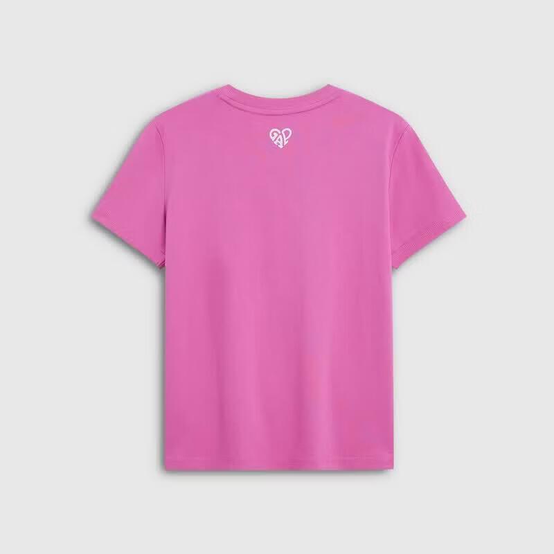 GAP Women's Heart Logo Print Short Sleeve T-Shirt