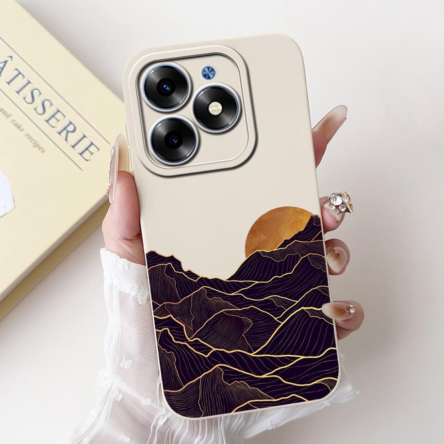 For Infinix Hot 40i Case X6528B X6836 Hot 40 Cover Lovely Tulip Panda Cat Soft Cases For Infinix Hot 40 Pro X6837 Hot40 i Fundas