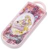 Skater Bento Stäbchen Trio Set Disney Rapunzel 26 Mädchen Kinder (Essstäbchen, Löffel, Gabel, 16,5 cm) TACC2-A