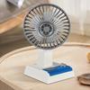 Vintage Desk Fan Adjustable Speed USB Rechargeable Summer Cooling Fan Strong Wind Quiet Portable Outdoor Travel Personal Fan