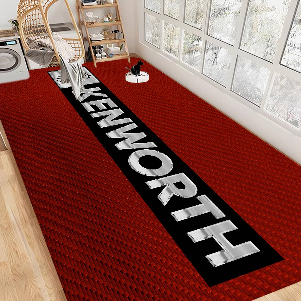 KENWORTH Logo Hallway Carpet Non-Slip Laundry Room Mat Laundry Decor Balcony Child Living Room Bedside Area Rugs