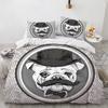 Cartoon Dog King Queen Duvet Cover Lovely Illustrated Pet Puppy Bedding Set Animal Quilt Cover 2/3pcs Polyester Comforter Cover
