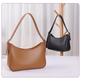 Trendy DIY Solid Color Single Shoulder Retro PU Women's Bag