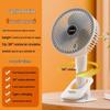 Portable USB Rechargeable Multi-functional Clip Fan - Desktop, Wall-Mount, and Handheld Modes for Dorm