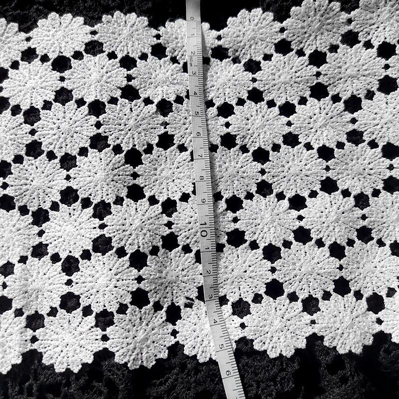 Water Soluble Lace Milk Silk Embroidery Barcode Three-Dimensional Hollow Embroidery Even Diy Lace Accessories Plum Blossom