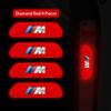 4Pcs Car Reflective Sticker Night Safety Warning Sign Shine Tape For BMW G80 G06 G07 G42 G14 G15 G16 F82 F20 X5 Auto Accessories Cyfp80