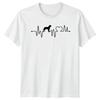 Heartbeat Dog TShirt Pet Lover Gift For Him And Her