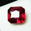 Natural Red Ruby Loose Gemstone 10.50 Ct Square Shape for Jewelry Making and Gem Collections