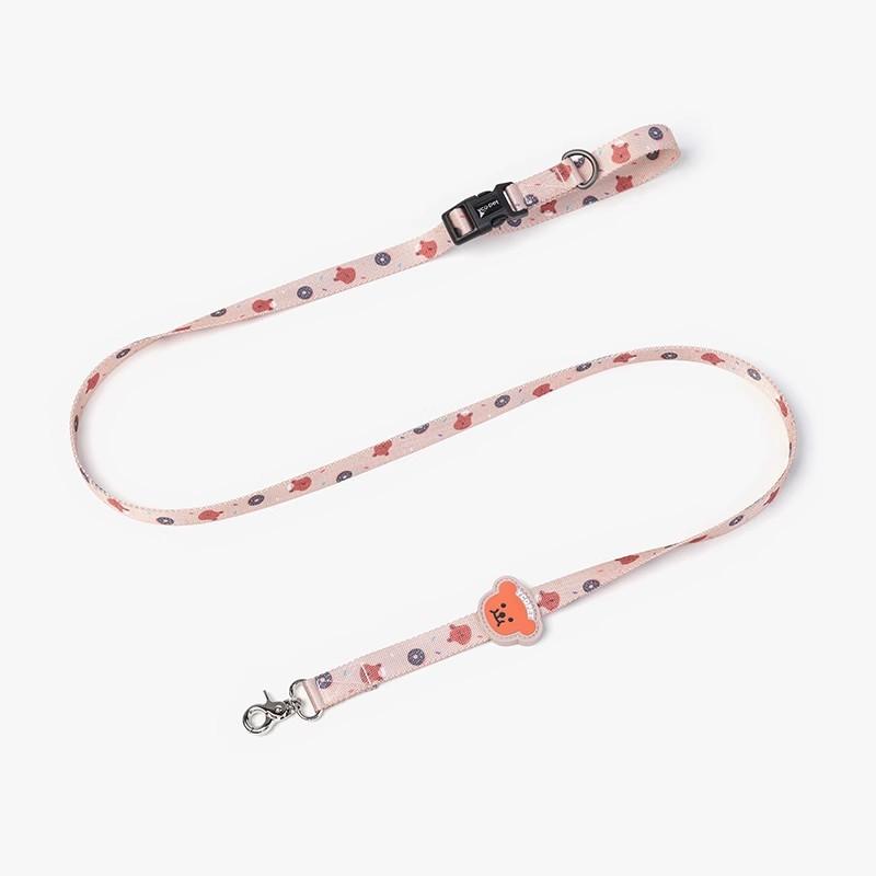 Adjustable Dog Collar Leash Set Small Medium Dogs Corgi French Bulldog Teddy