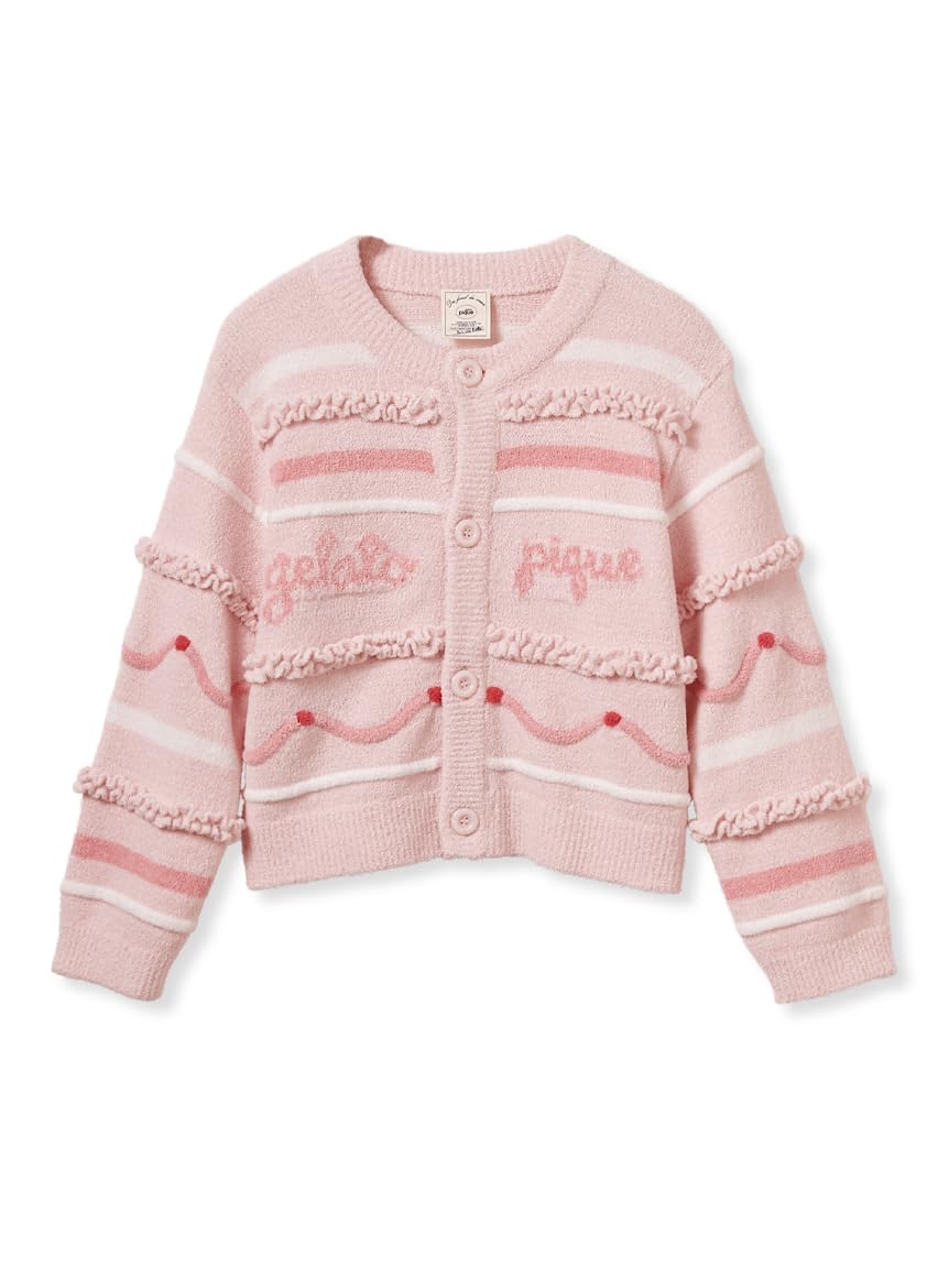 

Gelato Pique Kids Airy Moco Whipped Cake Cardigan PKNT254452 PNK 120 рожевий