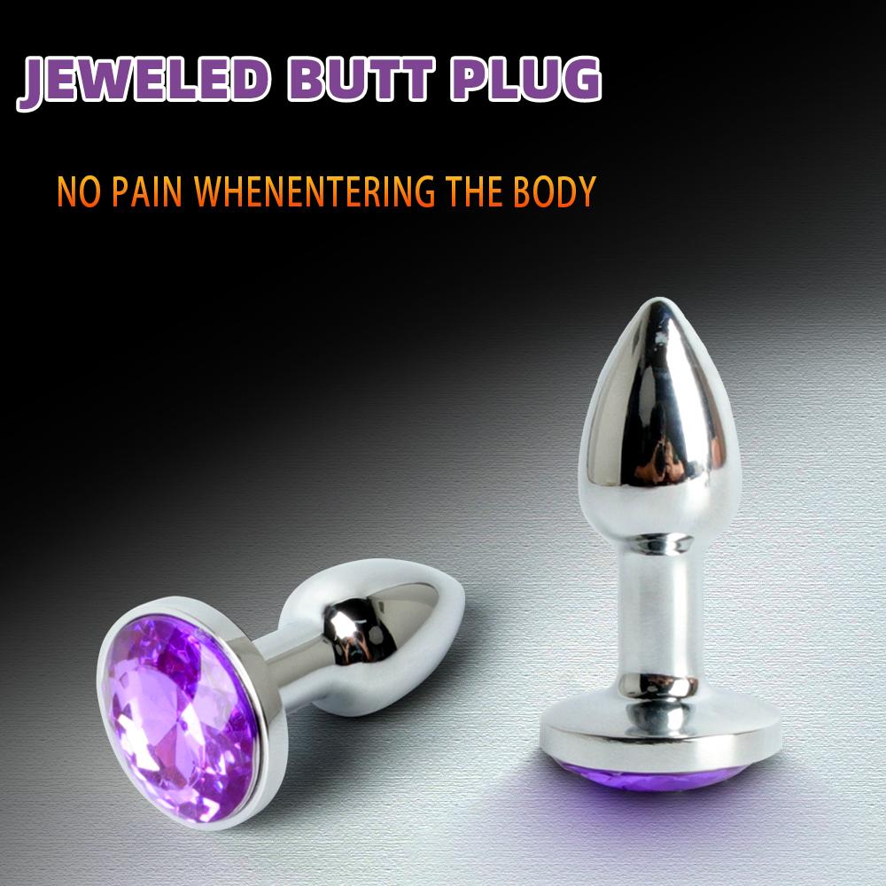 Anal Plug Waterproof Stainless Steel Smooth Touch Anal Buttplug Sex Toys Sex Products Men/Women/gay Sex Toys butt dilator