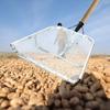 Garden Sifter for Soil Sturdy Stainless Steel Soil Sieve with Easy Grip Handle Ergonomic Portable Farm Shovel Multifunctional