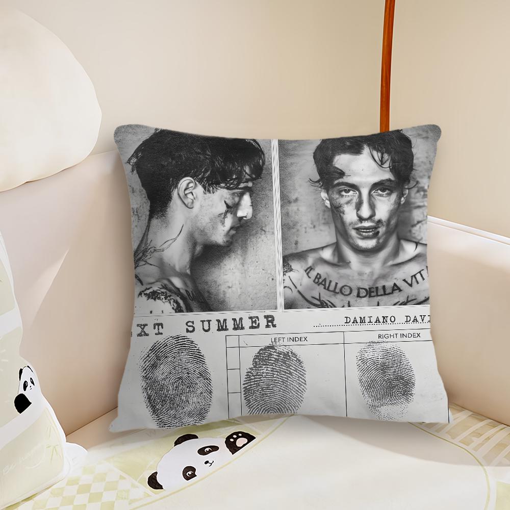 Sänger D-Damiano David mit gebrochenem Herzen geboren Wohnzimmer Kopfteil Schlafzimmer Büro Kissen Kissen Sofa Nickerchen Kissenbezug