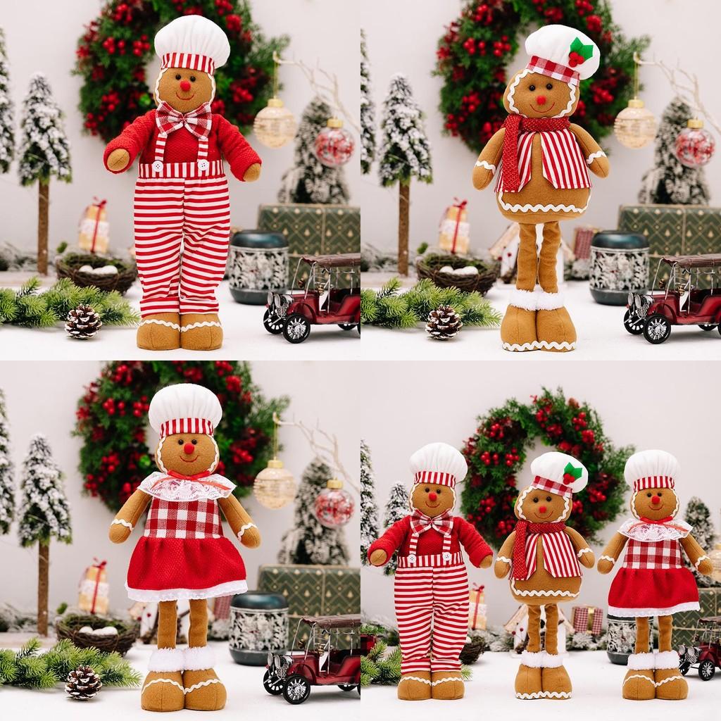 Man Whimsical Gingerbread Doll With Chef Hat In Expandable Styles For Joyful Decor Christmas
