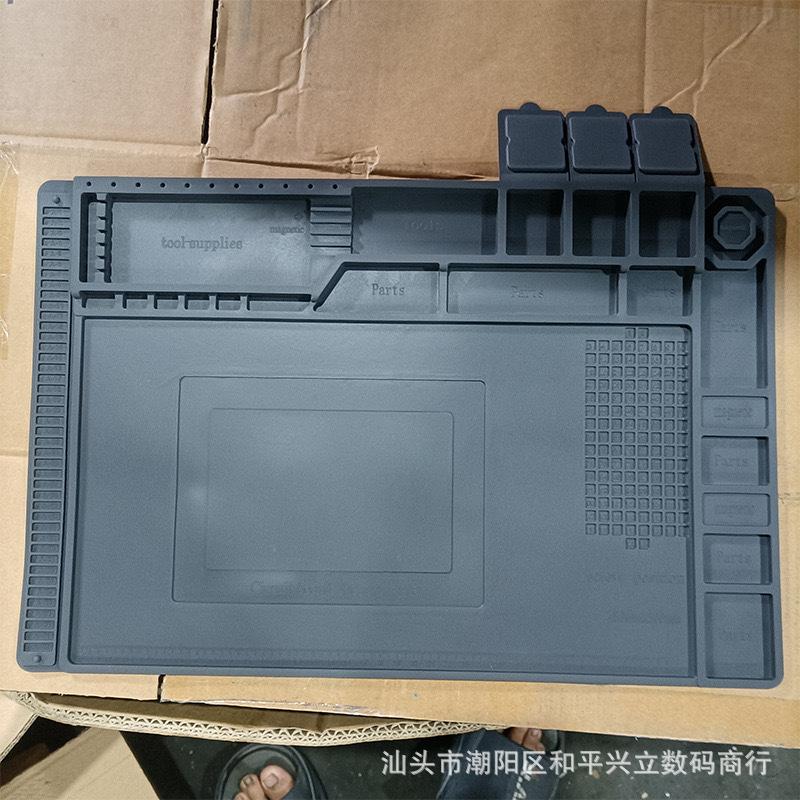 Silicone Heat Insulation Welding Pad for Mobile Phone and Computer Repair, High Temperature Resistant and Thickened