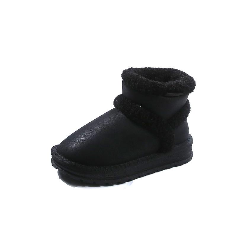 Iarnă Vânzări la cald Versatil Pluș Călduroase Talpă moale Cizme de zăpadă pentru băieți și fete