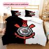Corinthians2 Pattern Bedding Quilt Set  Home Decoration  Gift (1 * duvet cover + 2 * pillowcase  without core)