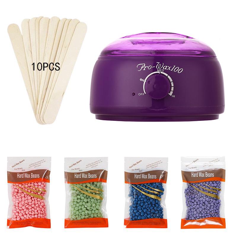 Hair Removal Wax Melter Set: 400g Capacity, 6-Piece, 500CC