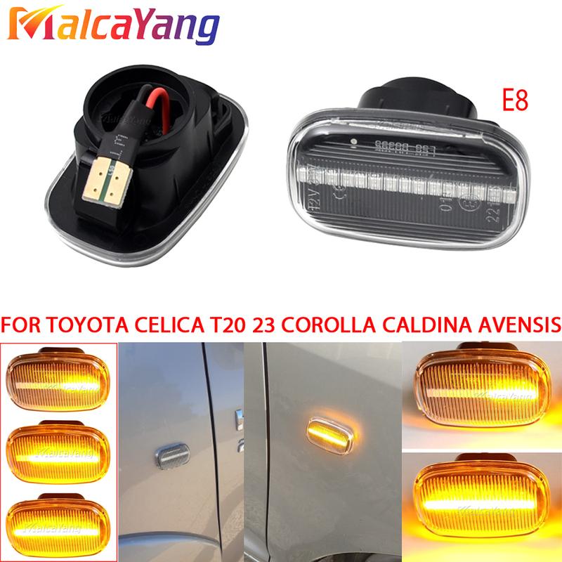 LED Dynamische Seitenmarkierungs-Blinkerleuchten für Lexus RX 300/330/350/400h MCU3/GSU3/MHU3 2003-2009